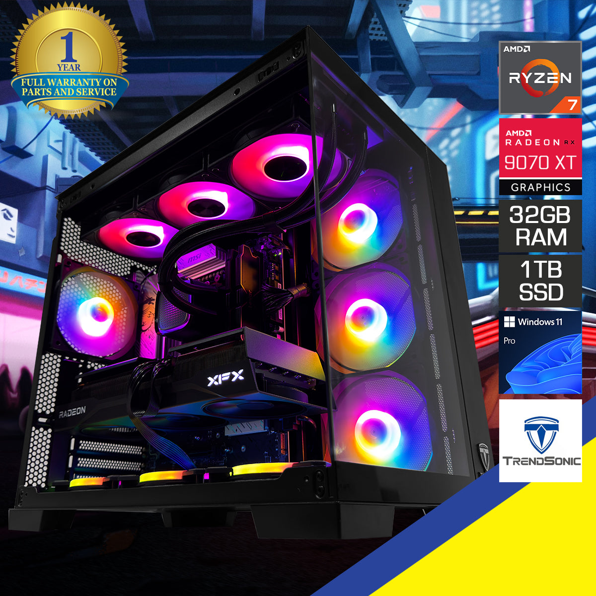 Optima Kratos Black Desktop Gaming PC