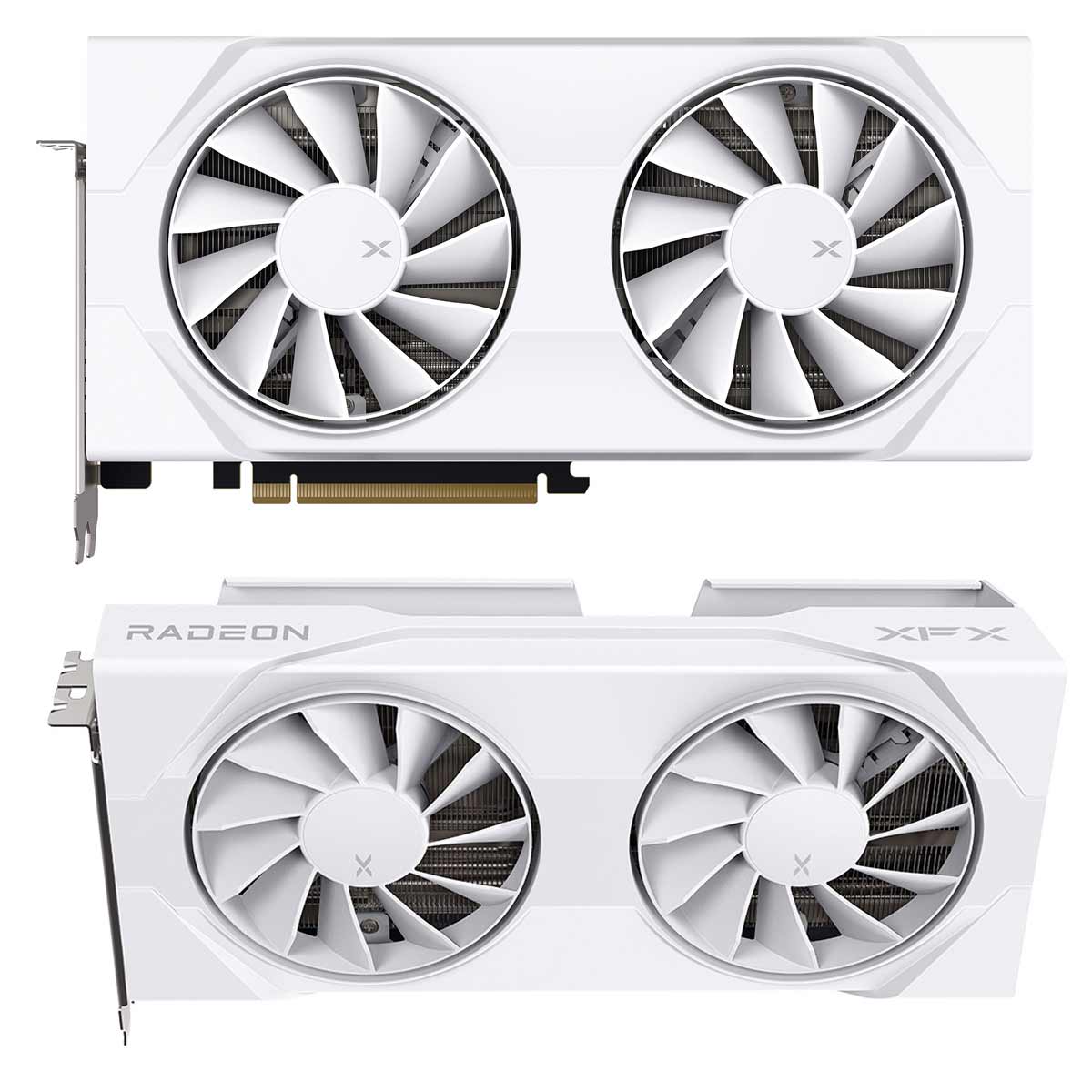 XFX Swift AMD Radeon RX 9060 XT OC Gaming Ed. 16GB GDDR6 Graphics Card (White) (RX-96TSW16WQ)
