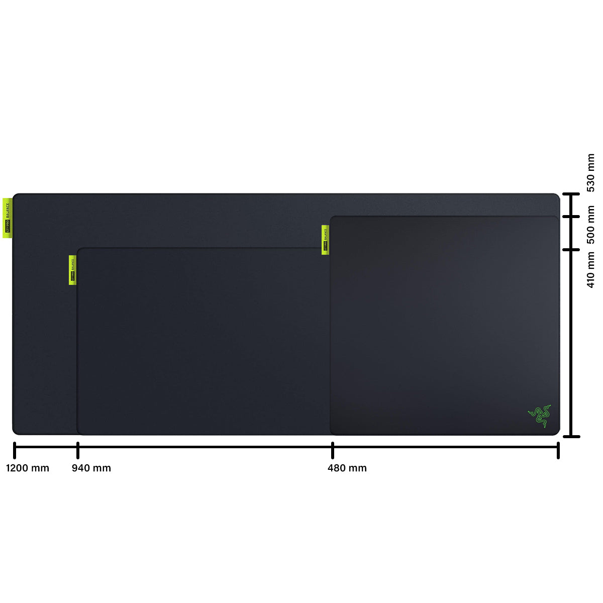 Razer Gigantus V2 Pro Soft Esports Gaming Mouse Mat (Black) (Balance) (L, XXL, 3XL)
