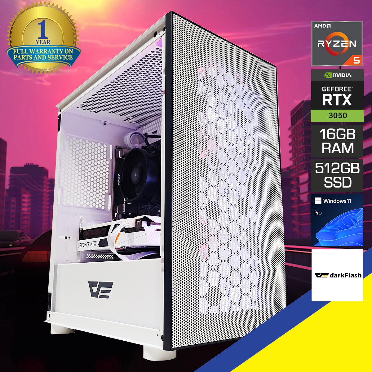 Alpha DLM21 White Desktop Gaming PC 