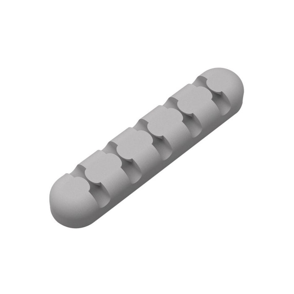 Orico CBS5 5-Slots Soft Silicone Self-Adhesive Desk Cable Manager (Grey)