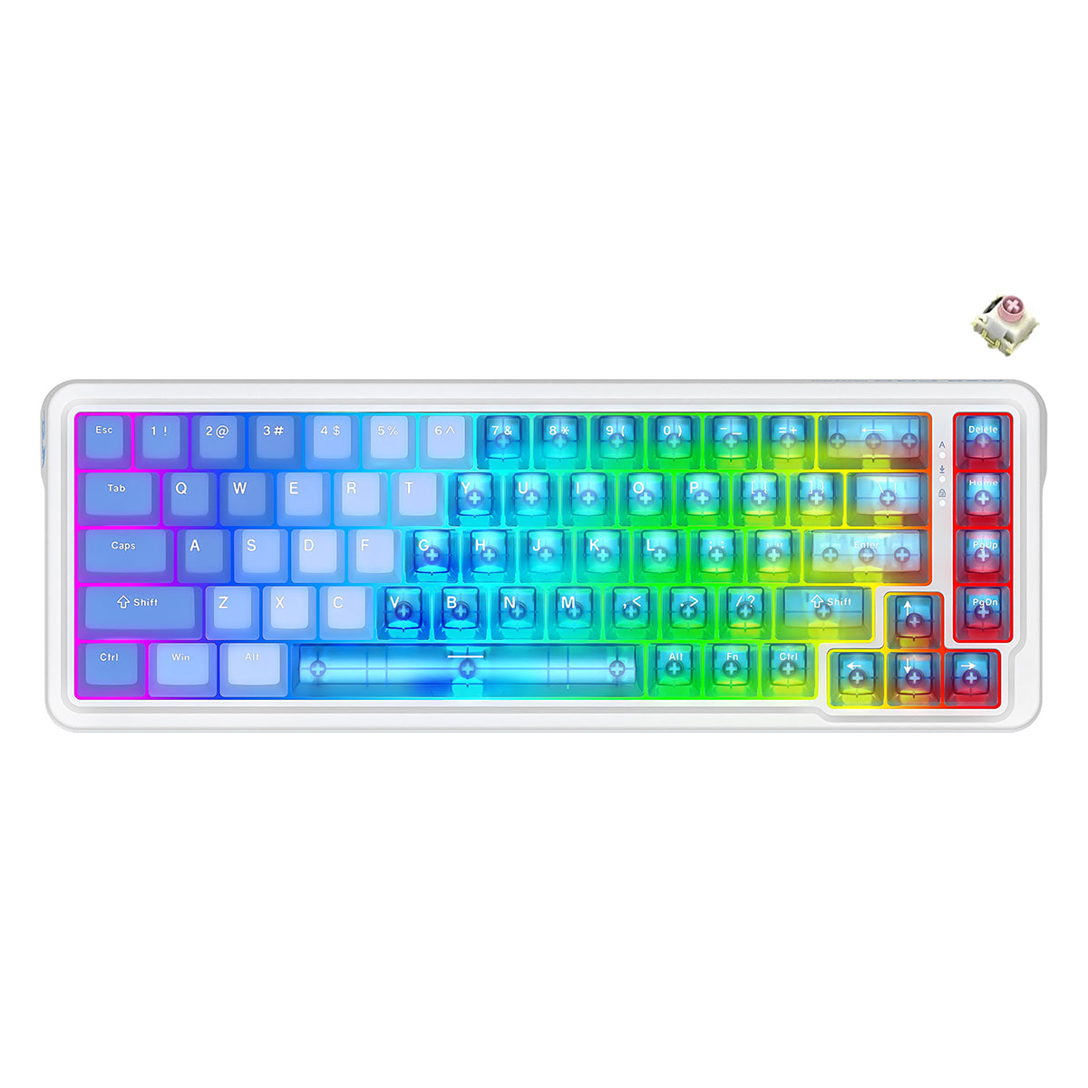 Redragon Nova Magnetic K709 RGB Hot-Swappable Wired 65% Keyboard with Rapid Trigger