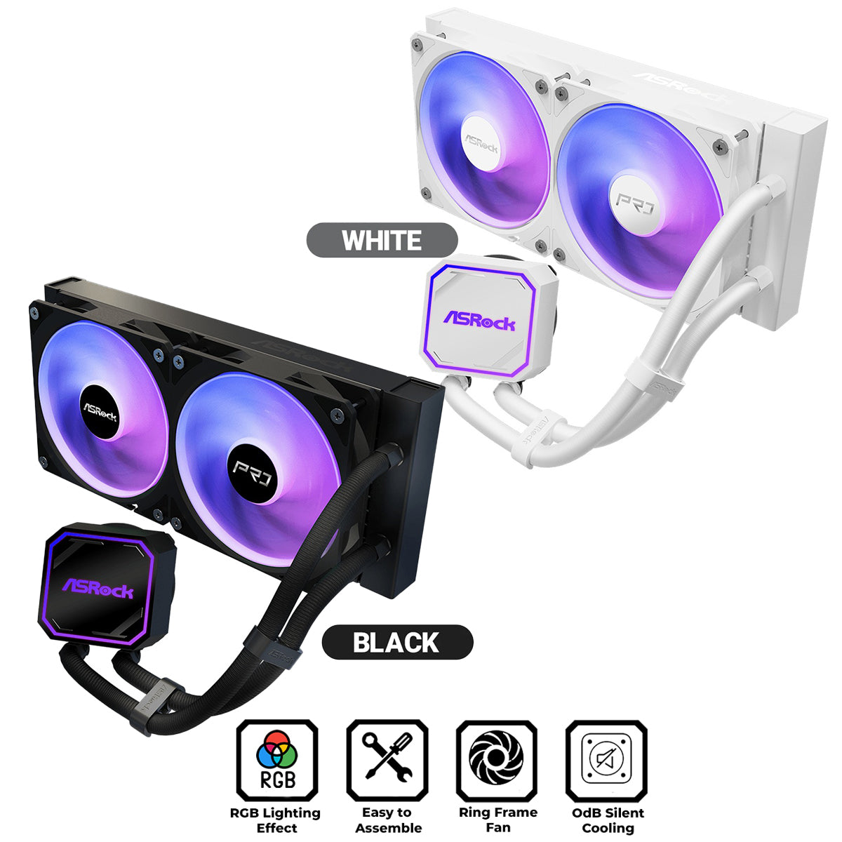 ASRock Pro 240 ARGB AIO Liquid Cooler
