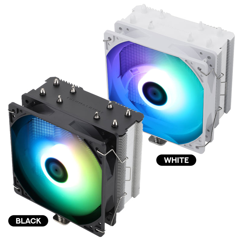 Thermalright Assassin X 120 Refined SE ARGB CPU Cooler (Black, White)