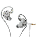 ooopusX Op.24 2DD + 4BA In-Ear Monitor without Mic (3.5mm) (Silver)