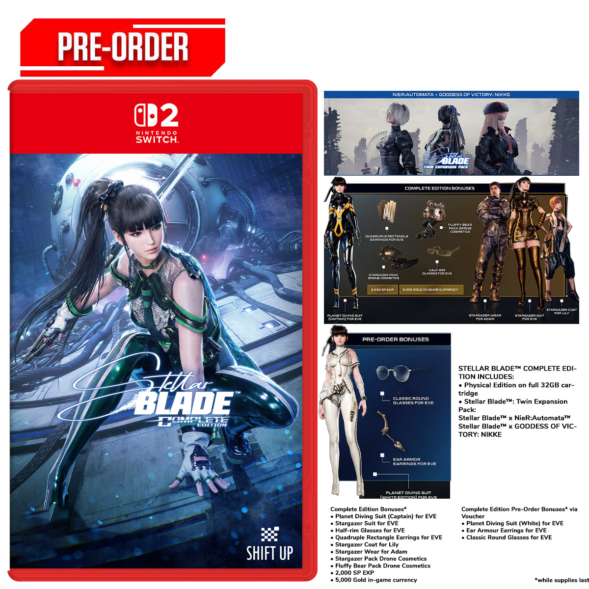 Nintendo Switch 2 Stellar Blade Complete Edition