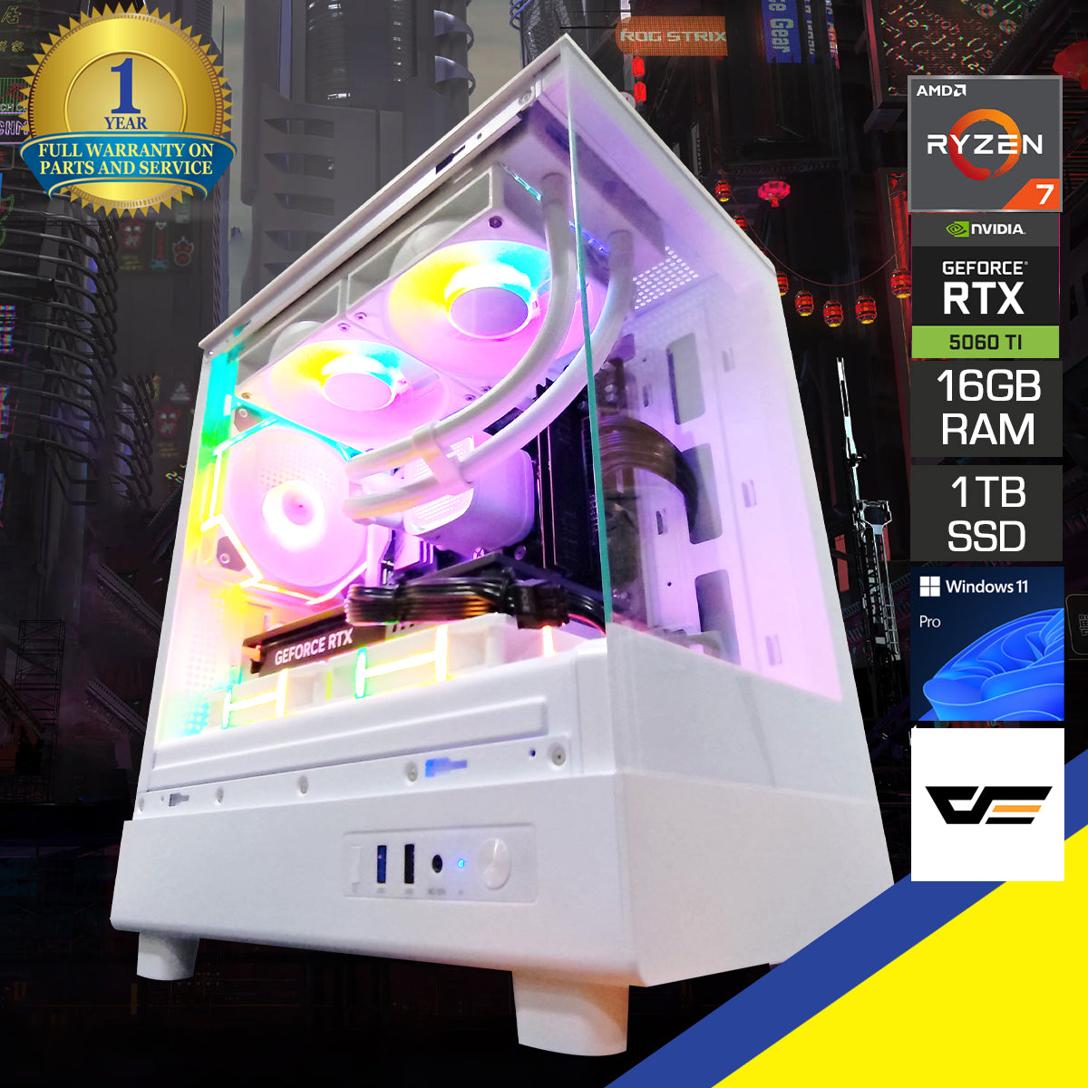 Aurora DB330M White Desktop Gaming PC