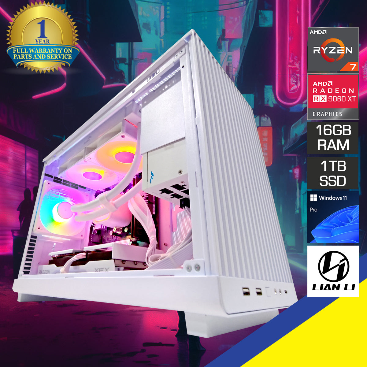Aurora LL A3 White Desktop Gaming PC