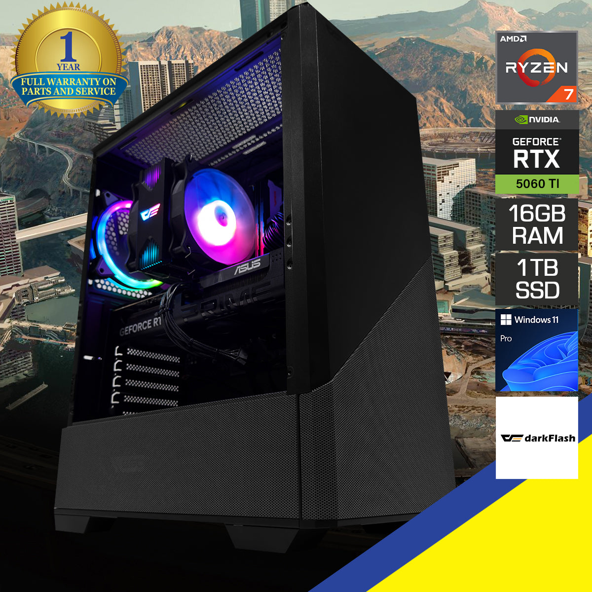 Aurora DLC 31 Gray Desktop Gaming PC