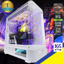Ultra Quantum White Desktop Gaming PC