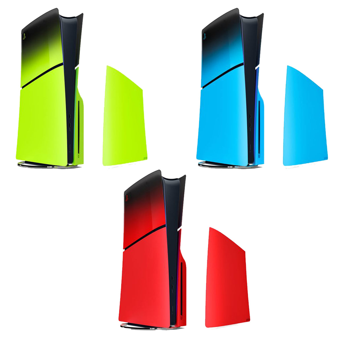 PS5 Console Covers (Techno Red, Remix Green, Rhythm Blue)