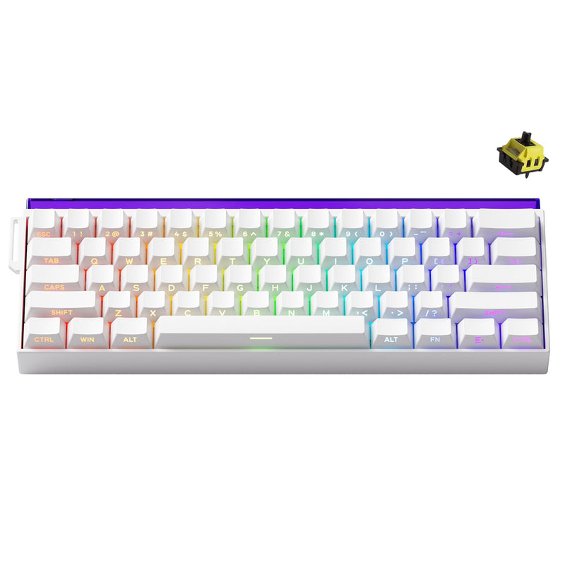 Veekos Shine60 HE Multi-Mode ARGB Backlit DIY Lightbox Hot-Swappable Magnetic Keyboard