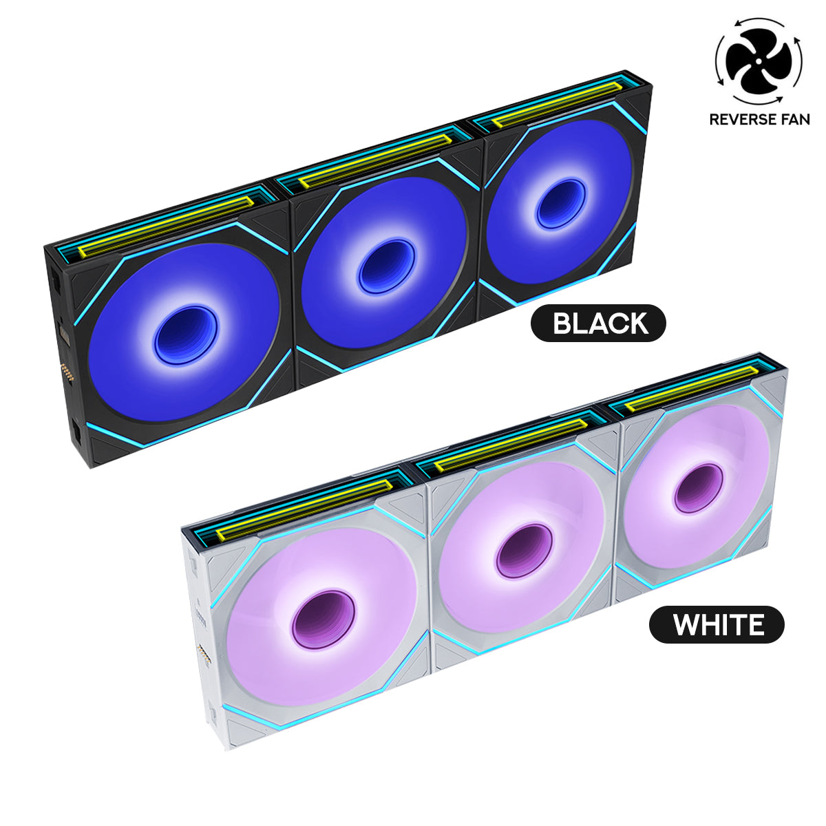 Lian Li Uni Fan SL Infinity Flex Reverse 120mm 3-in-1 Pack Cooling Fan