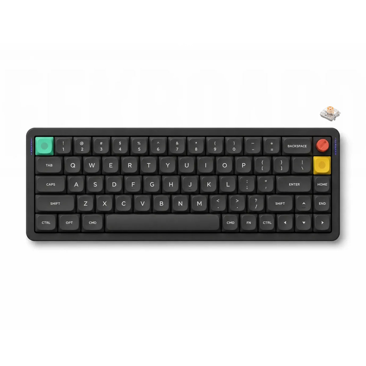 NuPhy Air65 V3 Low-Profile Hot-Swappable RGB Wireless Mechanical Keyboard - Nebula Dark