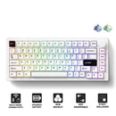 MonsGeek M1 V5 Black on White Aluminum Case Mechanical Keyboard