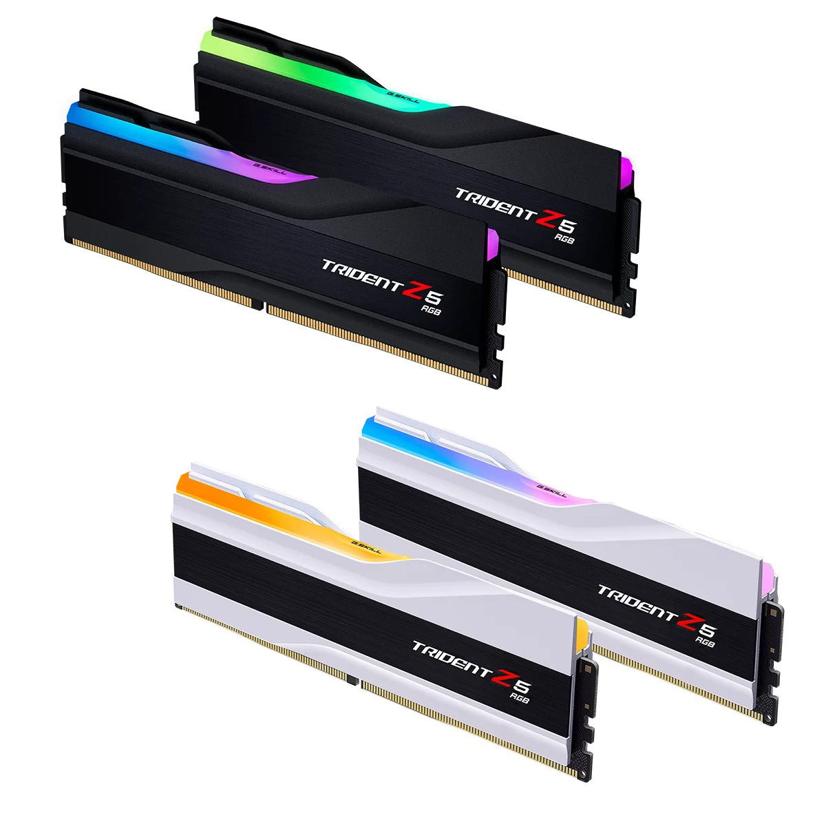 G.Skill Trident Z5 RGB 32GB (2x16GB) DDR5 6000 Mhz CL32-38-38-96 1.35V Intel XMP Desktop Memory