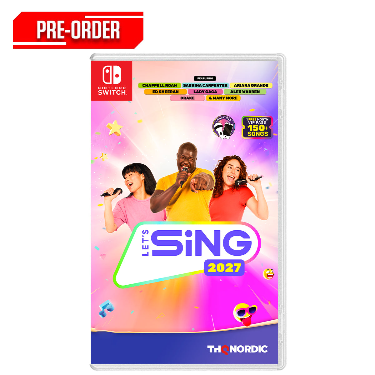 Nintendo Switch Lets Sing 2027 Game Alone