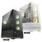 MSI MAG Pano 110R PZ Micro-ATX Mid Tower Tempered Glass Gaming Case (Black, White)
