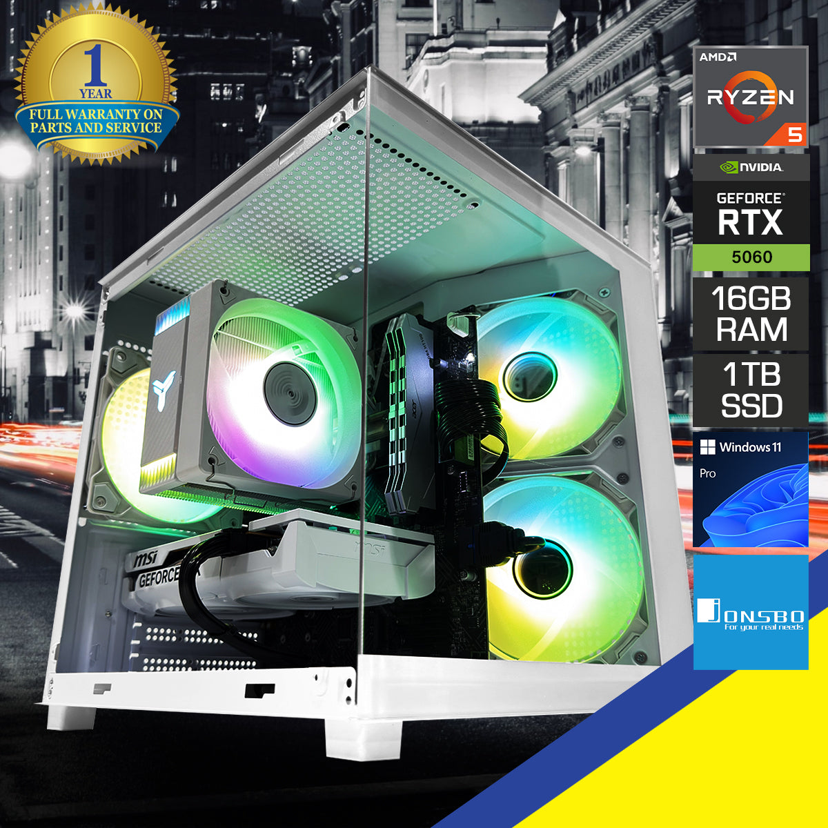 Sigma Apollo White Desktop Gaming PC