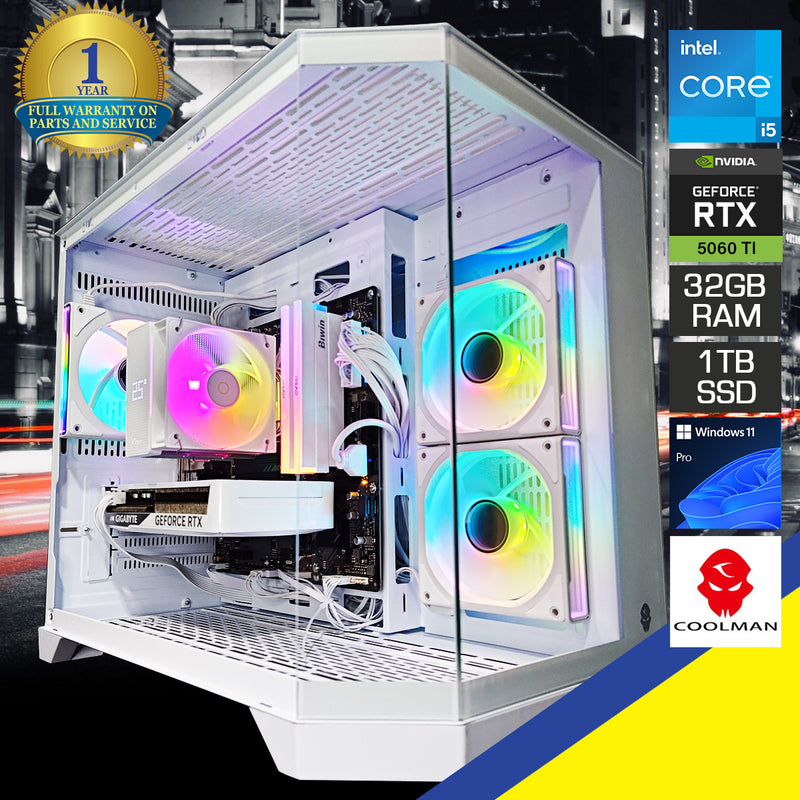 Sigma Coolman Spectra White Desktop Gaming PC