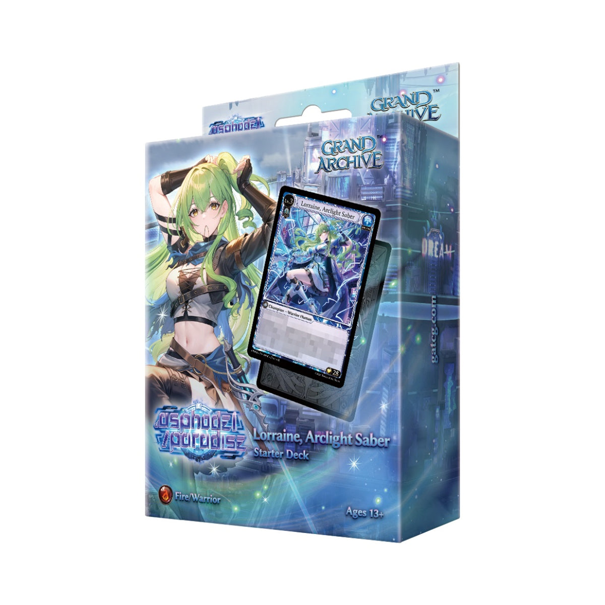 Grand Archive .asphodel/paradise Starter Deck (Lorraine, Arclight Saber) (GA26S8-EN)