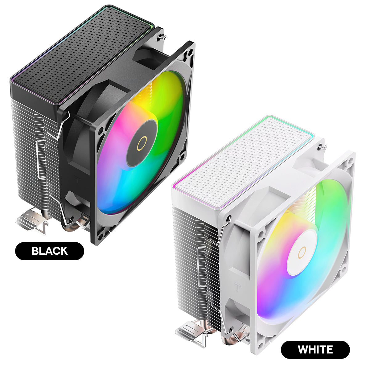 Ocypus Gamma A20 ARGB Dual Heat Pipes, 92mm Fan Small-Tower Air Cooler with ARGB Lighting