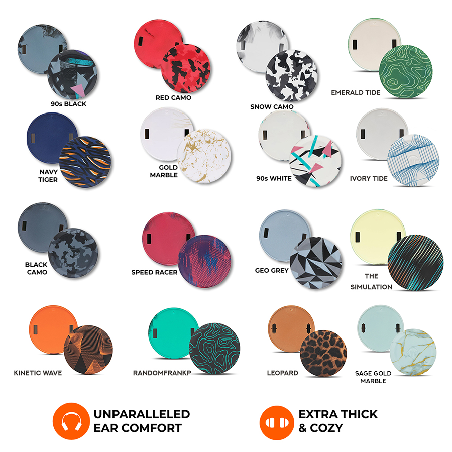 Wicked Cushions WC Side Speaker Plates for Arctis Nova Headsets