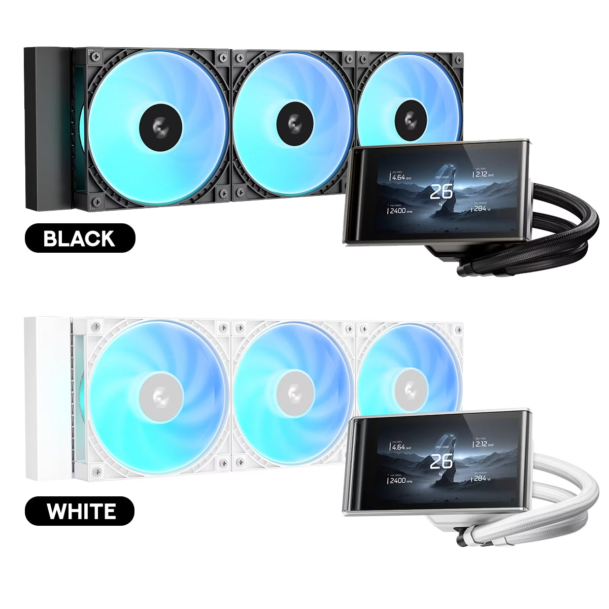 DeepCool LT360 Vision ARGB 4.5" Ultrawide LCD Liquid Cooler