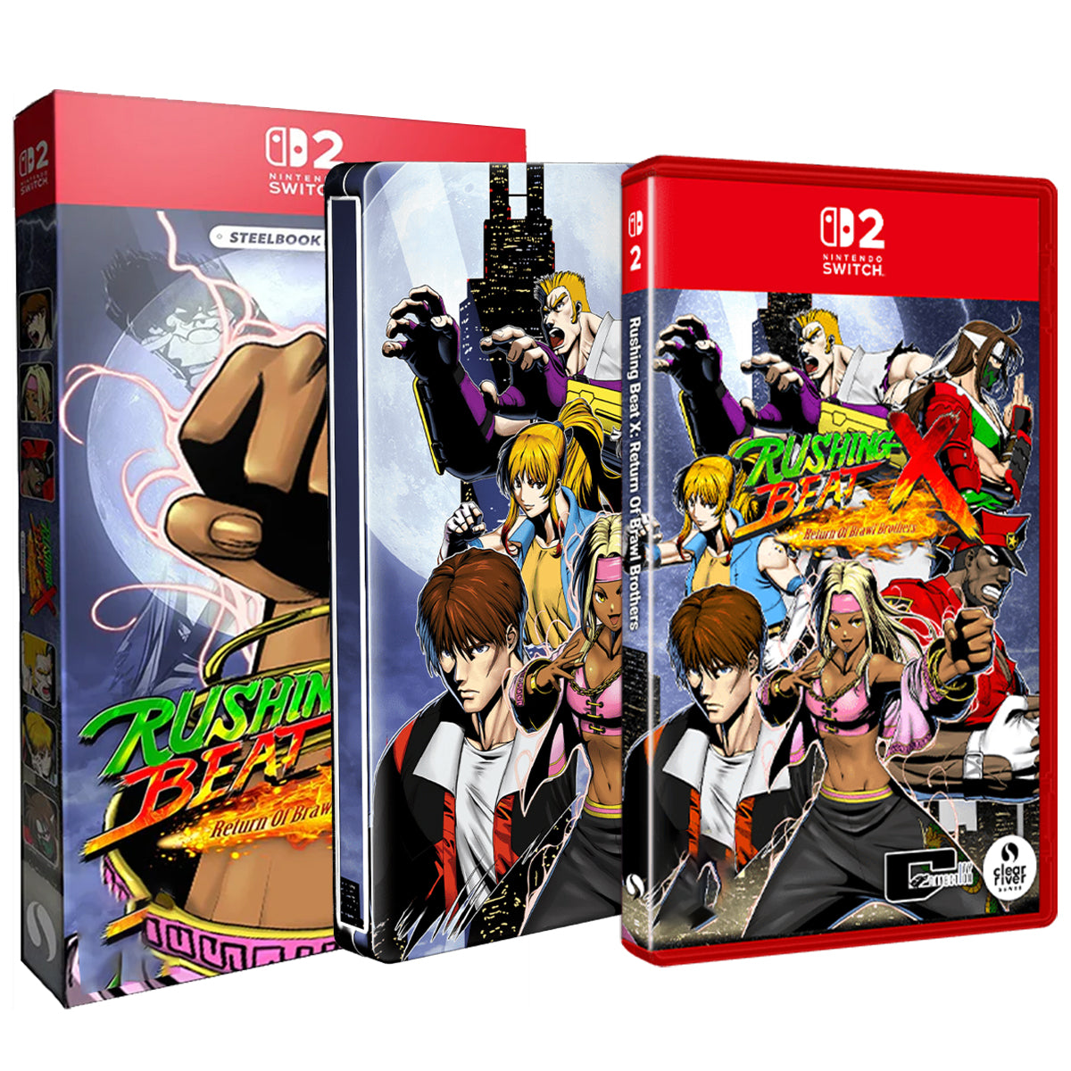 Nintendo Switch 2 Rushing Beat X Return of the Brawl Brothers