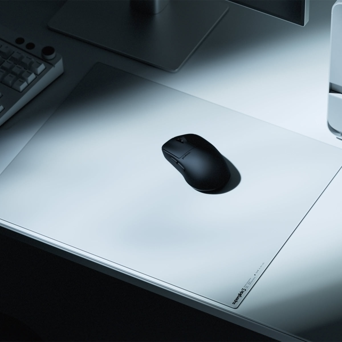 Pulsar Superglide 3 Premium Glass Mousepad (White)