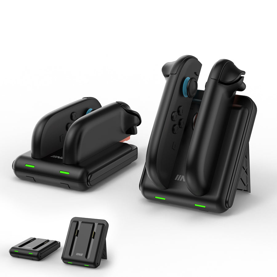 IINE Mini Dual Charge Dock for Nintendo Switch 2 (Black) (L1105)