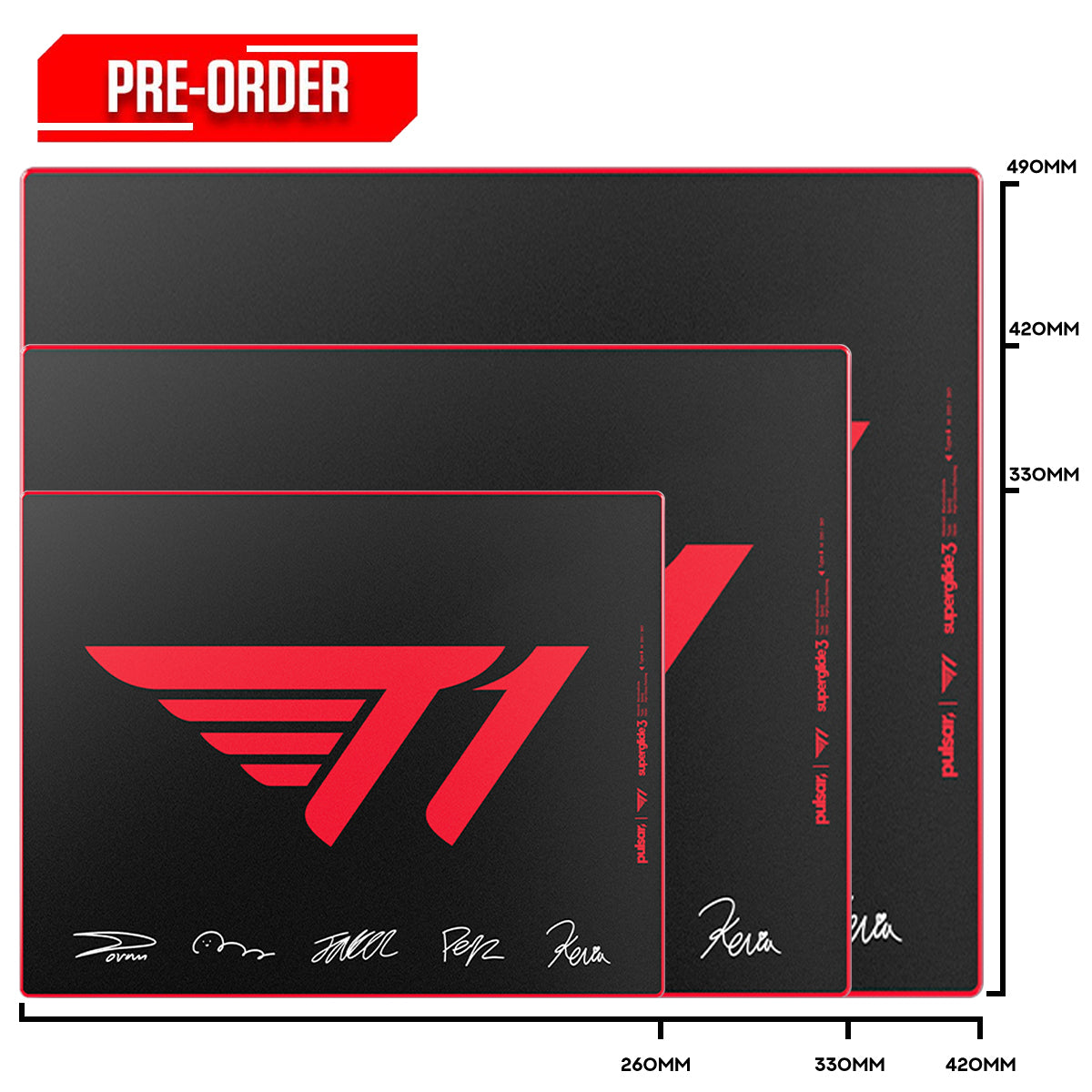 Pulsar Superglide pad 3 T1-Signature Red Type SPulsar Superglide pad 3 T1-Signature Red Type S
