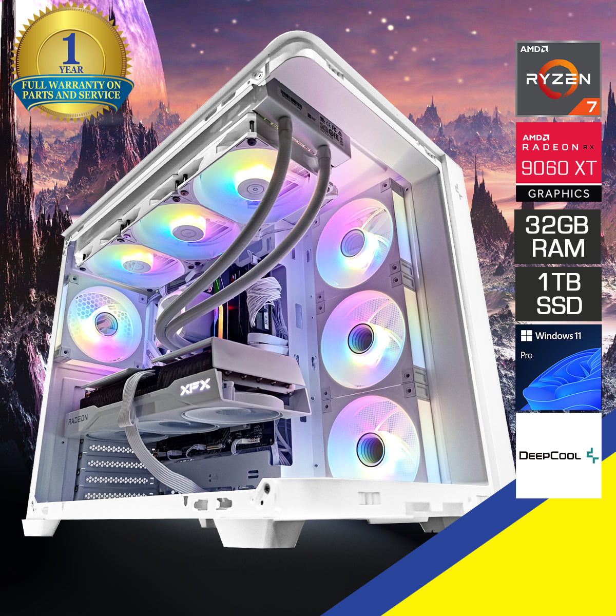 Optima CG530U White Desktop Gaming PC