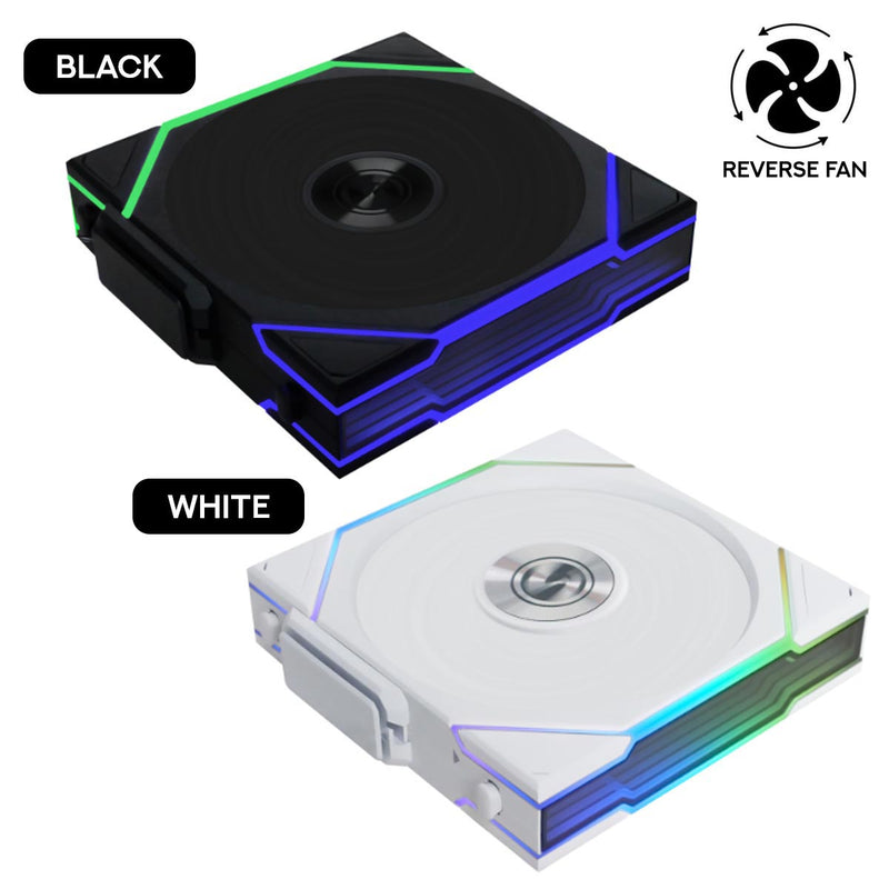 Lian Li Uni Fan TL Wireless 120mm Reverse Blade Revolutionary ARGB Single Fan