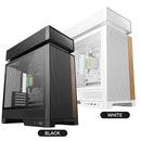 DeepCool CL6600 ATX PC Case with 360mm ARGB Liquid Cooler (Black, White)