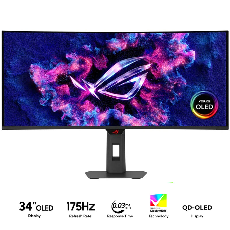 Asus ROG Strix OLED XG34WCDG 34" (3440x1440) 175Hz 0.03ms GTG QD-OLED Gaming Monitor