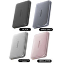 Baseus PicoGo AM41 Ultra-Slim Magnetic Power Bank with Built-in USB-C Cable 10000mAh 27W includes Simple USB-C to USB-C Cable 20V/3A 30cm (Black, Space Gray, Galaxy Natural Titanium, Nebula Pink)