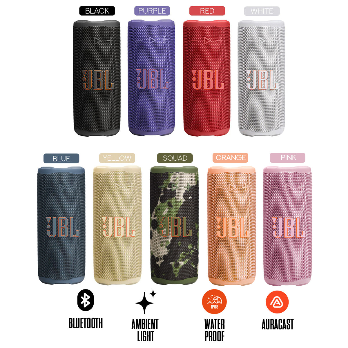 JBL Grip Compact Bluetooth Speaker with Bold JBL Pro Sound & Ambient Light | DataBlitz