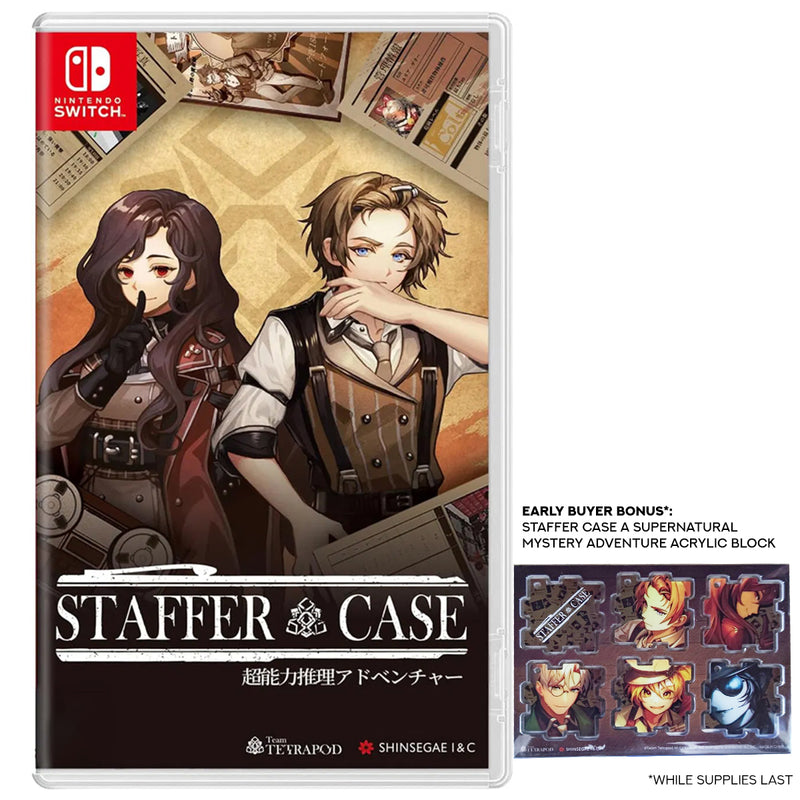 Nintendo Switch Staffer Case A Supernatural Mystery Adventure (Asian)