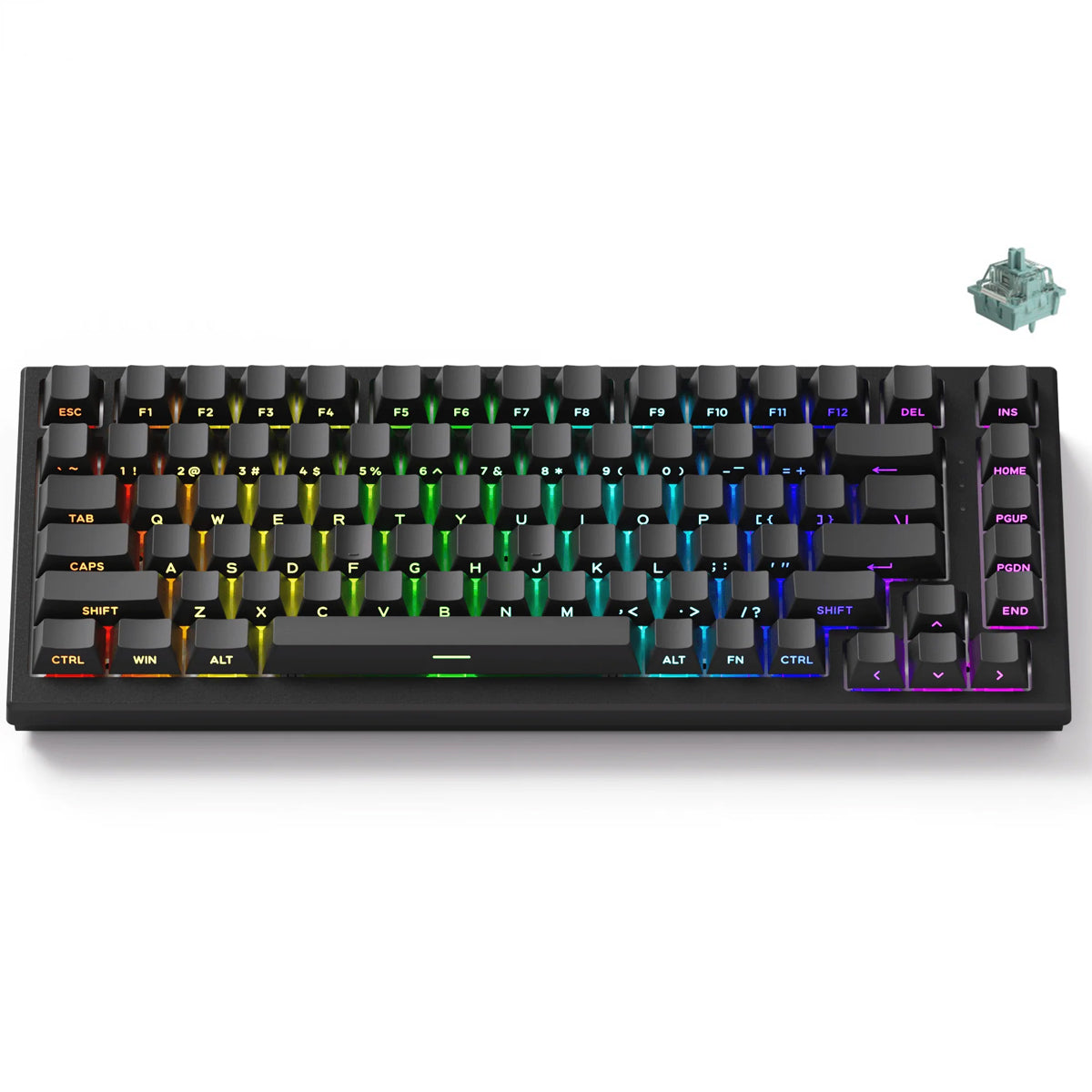 Akko TAC75 HE Shine-Through Black Wired ARGB Mechanical Keyboard