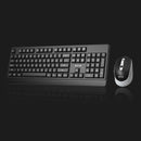 Aula AC203 2.4GHz Wireless Keyboard & Mouse Combo (Black)