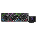 XYZ HydroTemp 360 ARGB Liquid Cooler with Temperature Display (Black, White)