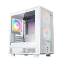 XYZ Atom M-ATX PC Case with 3 Pre-Installed 120mm Pulsar ARGB Fans