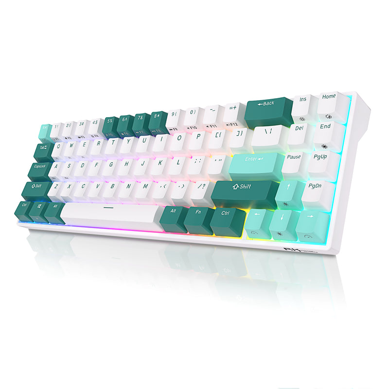 Royal Kludge RK71 Tri-Mode RGB 71 Keys Hot Swappable Mechanical ...