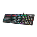 Aula Mountain S2022 Full Size Wired Mechanical Gaming Keyboard (Blue Switch) (Cherry Blossom Powder, Sky Blue, Emerald Green, Obsidian Black)