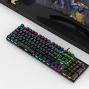 Aula Mountain S2022 Full Size Wired Mechanical Gaming Keyboard (Blue Switch) (Cherry Blossom Powder, Sky Blue, Emerald Green, Obsidian Black)