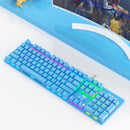 Aula Mountain S2022 Full Size Wired Mechanical Gaming Keyboard (Blue Switch) (Cherry Blossom Powder, Sky Blue, Emerald Green, Obsidian Black)