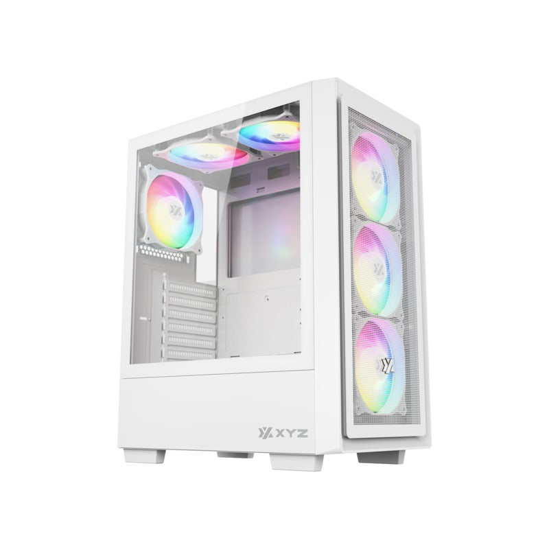 XYZ Airone 100 X Mesh ATX PC Case with 6 Pre-installed 120mm ARGB Fans | DataBlitz