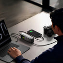 Sharge Retractable 165 Power Bank 20000mAh 165W with Built in cable (Black) (E4)
