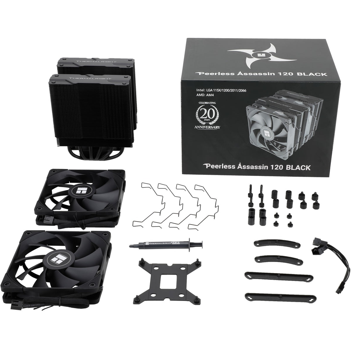 Thermalright Peerless Assassin 120 Dual-Tower CPU Air Cooler (Black)